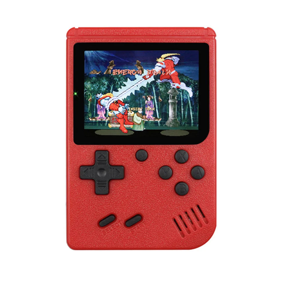 400 Oyunlu taşınabilir Retro Video konsolu 3.0 inç renkli LCD ekran oyunları